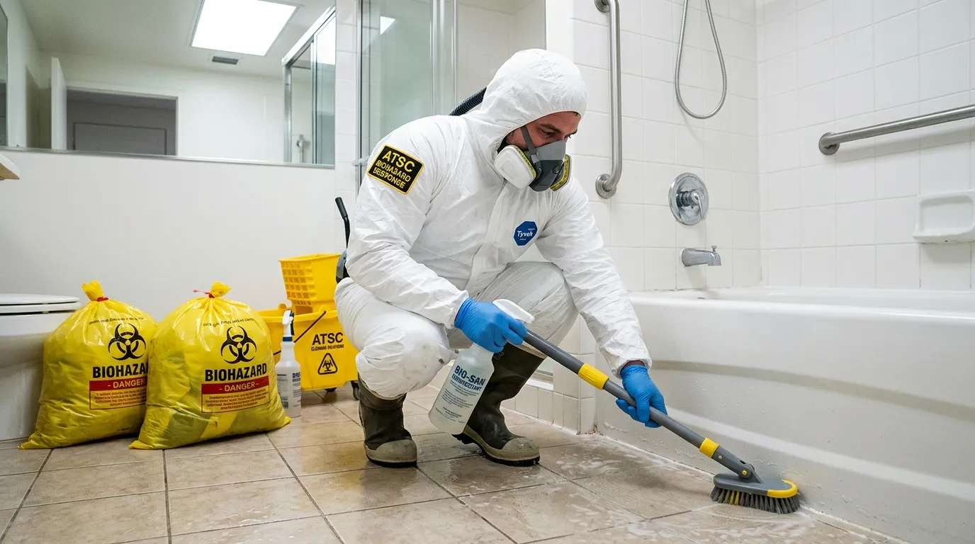 Decontamination equipment deployed for Blood Cleanup in Mead